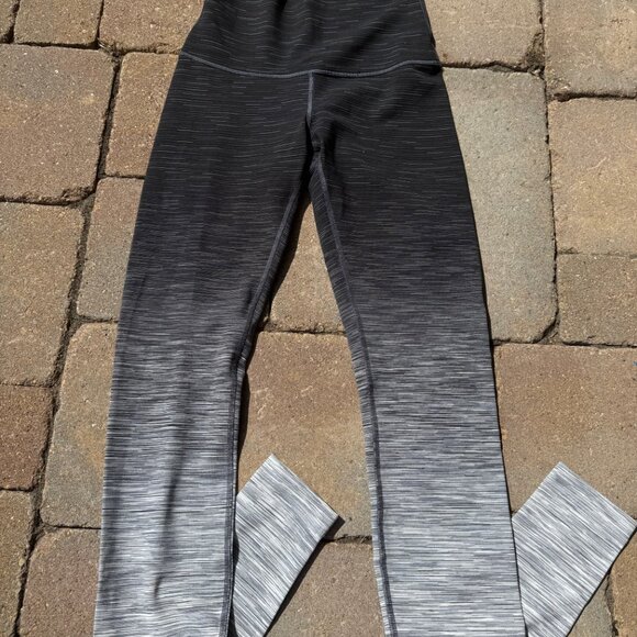 NWOT Lululemon Wunder Under Hi-Rise 28” Ombre Space Dye Leggings Sz 6 - Picture 3 of 6